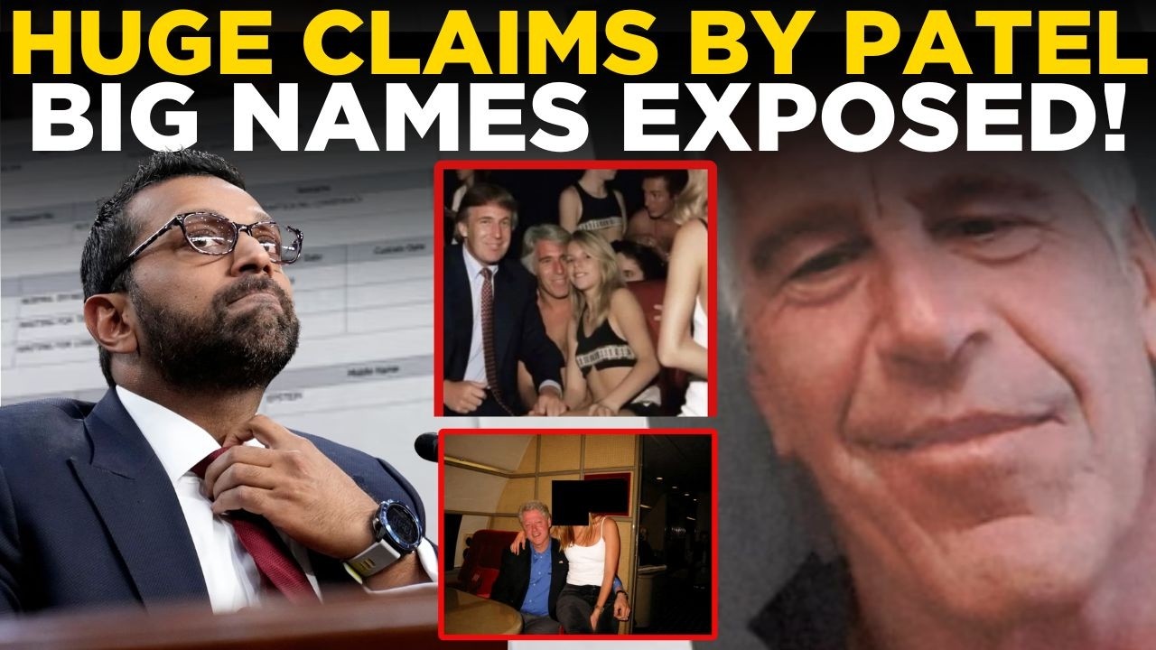 Epstein Case Live: Kash Patel EXPOSES Big Names in Epstein Case, Explosive Claims | US NEWS
