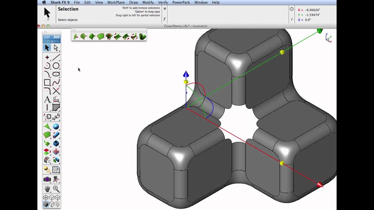 Cover Surface Modeling With ViaCAD and Shark