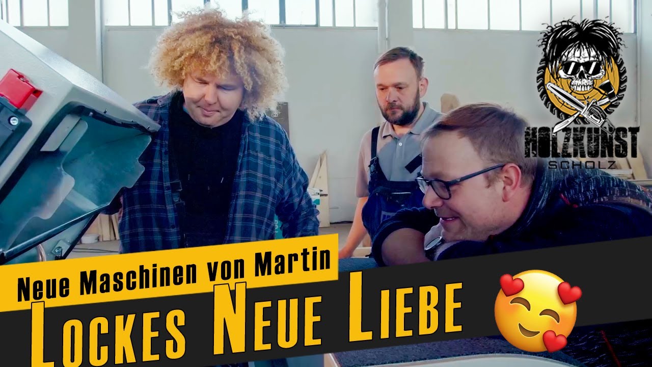 Diese Hobel sind brachial - NEUE Maschinen von Martin / Holzkunst Scholz offiziell