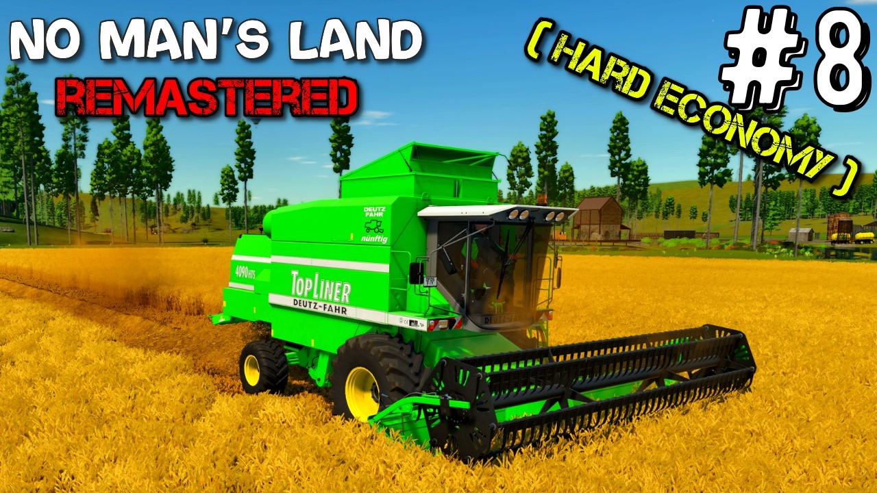 Карта «Ничейная земля» — Начальная ставка 0$ — Таймлапс, 8-й эпизод Farming Simulator 25, геймпле...