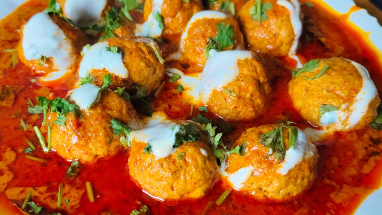 🔥 Chicken Kofta Curry Recipe | Restaurant Style Chicken Meatball Curry 🍗🍛