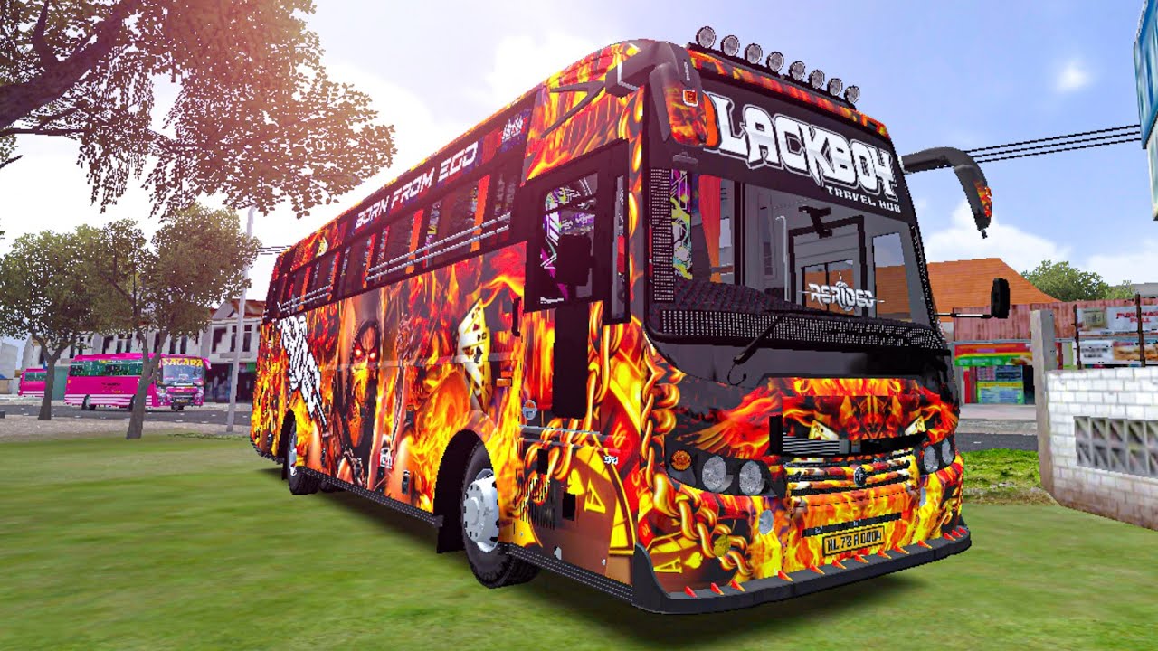 Концептуальная раскраска для автобуса Lionking BS6 Zedone на 45 мест / Скачать BUSSID