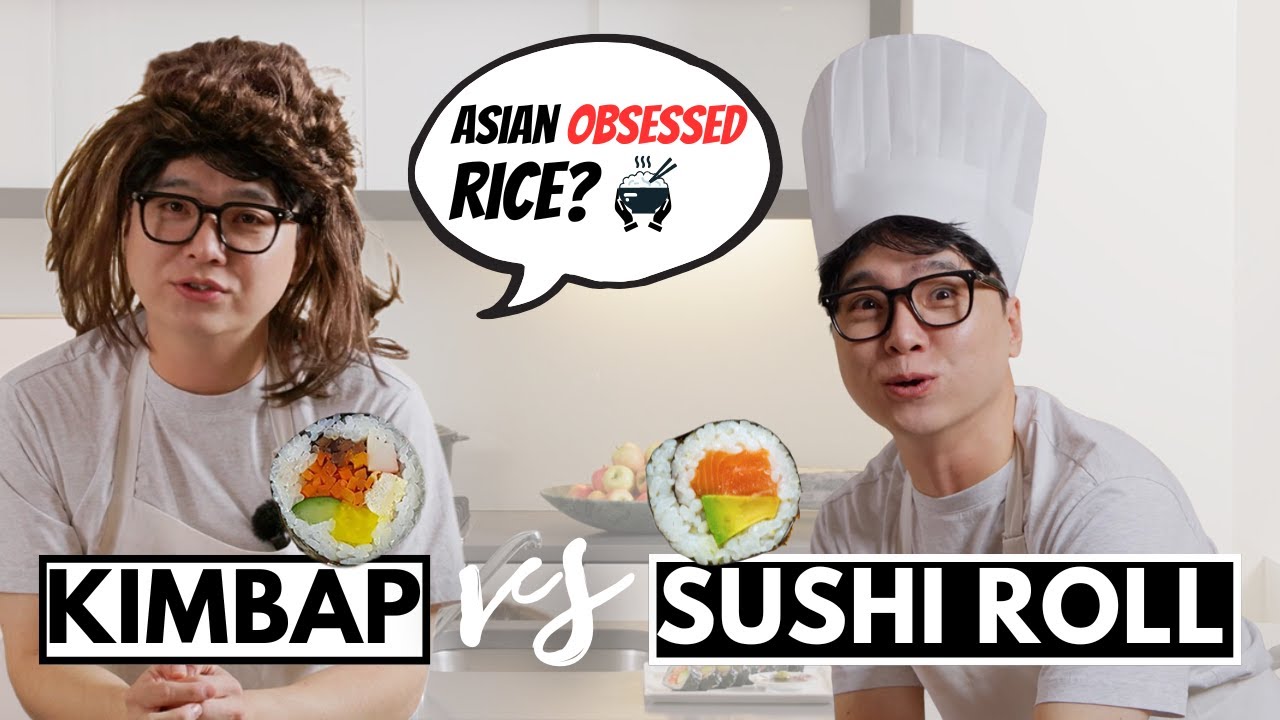 Kimbap vs Sushi Roll - Same but Different?  I Recipes & Tips