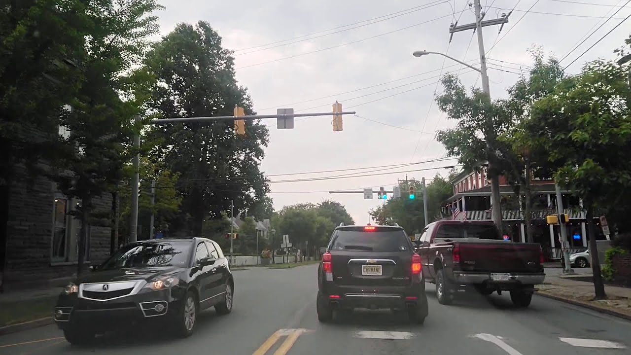 Driving from Milford to Matamoras, Pennsylvania