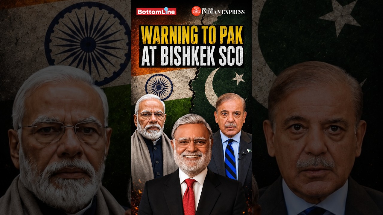 Modi&rsquo;s Terror Warning: Pakistan Heard It, But Will China Act? BottomLine | Prabhu Chawla | TNIE