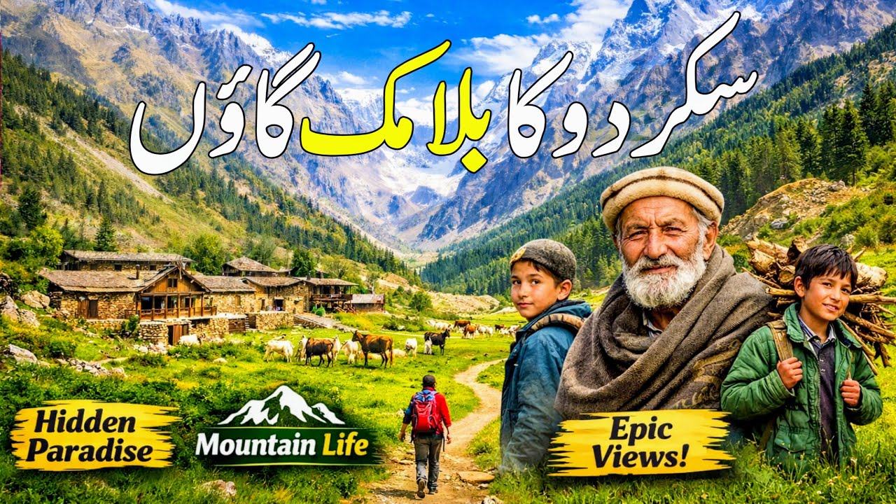 Pakistan's Most Beautiful Remote Village Near Skardu | Bilamik Village, Thorchay Meadow