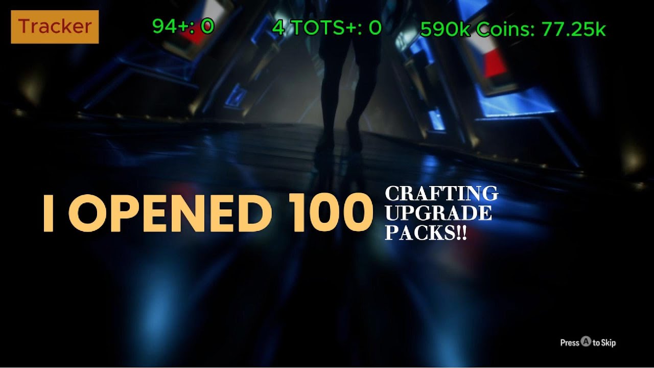 I opened 100 Crafting Upgrade packs