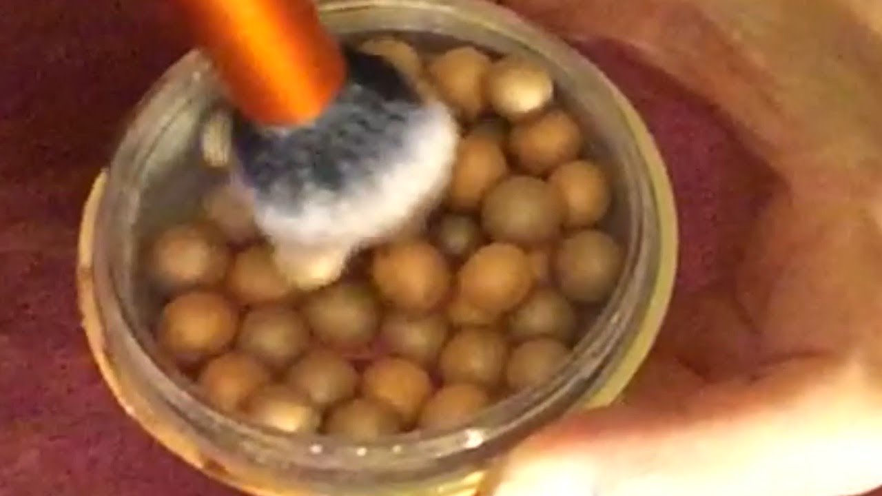 Old School ASMR/Most Relaxing Makeup Sounds Bronzing Beads