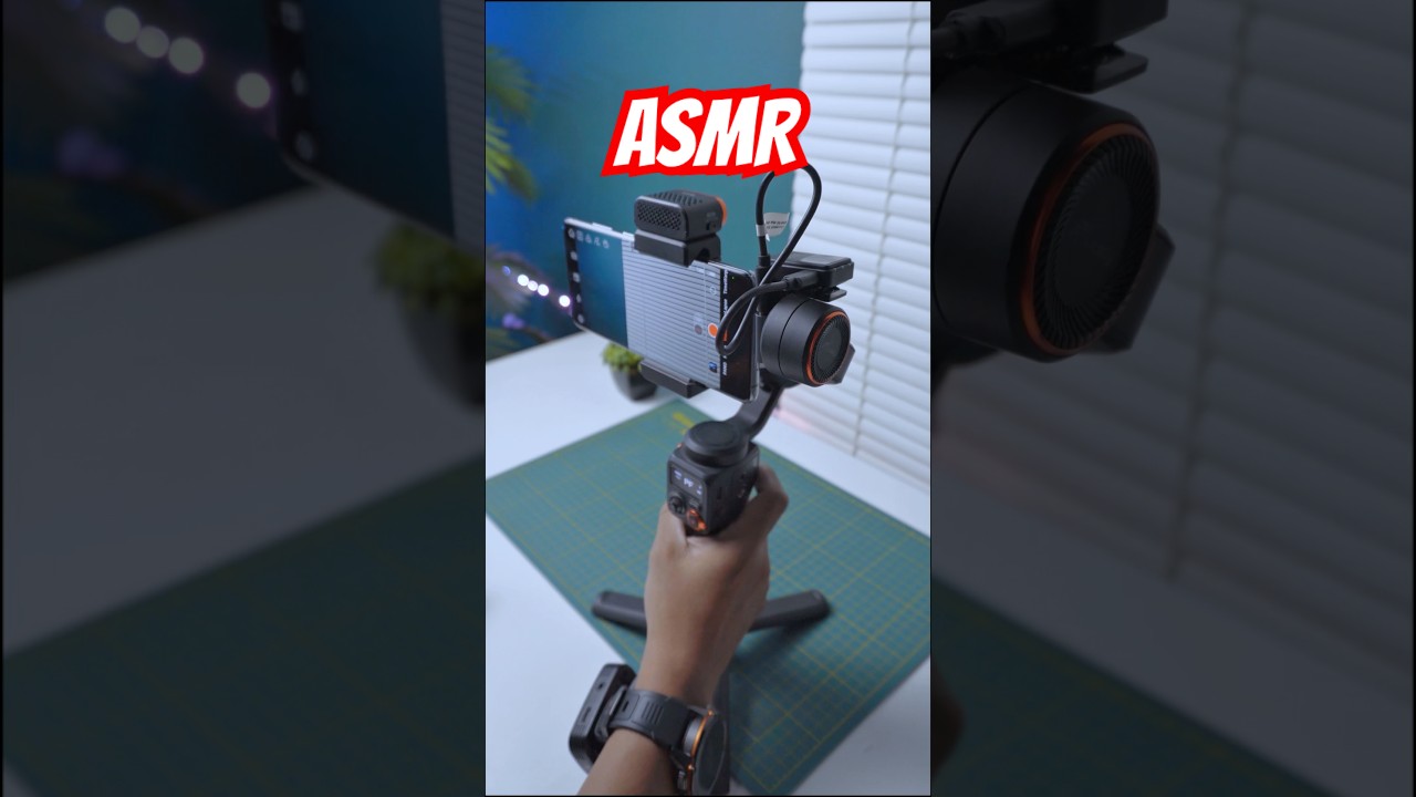 Asmr setup gimbal stabilizer brica bsteady pro ultimate & mic bvlog #gimbalstabilizer