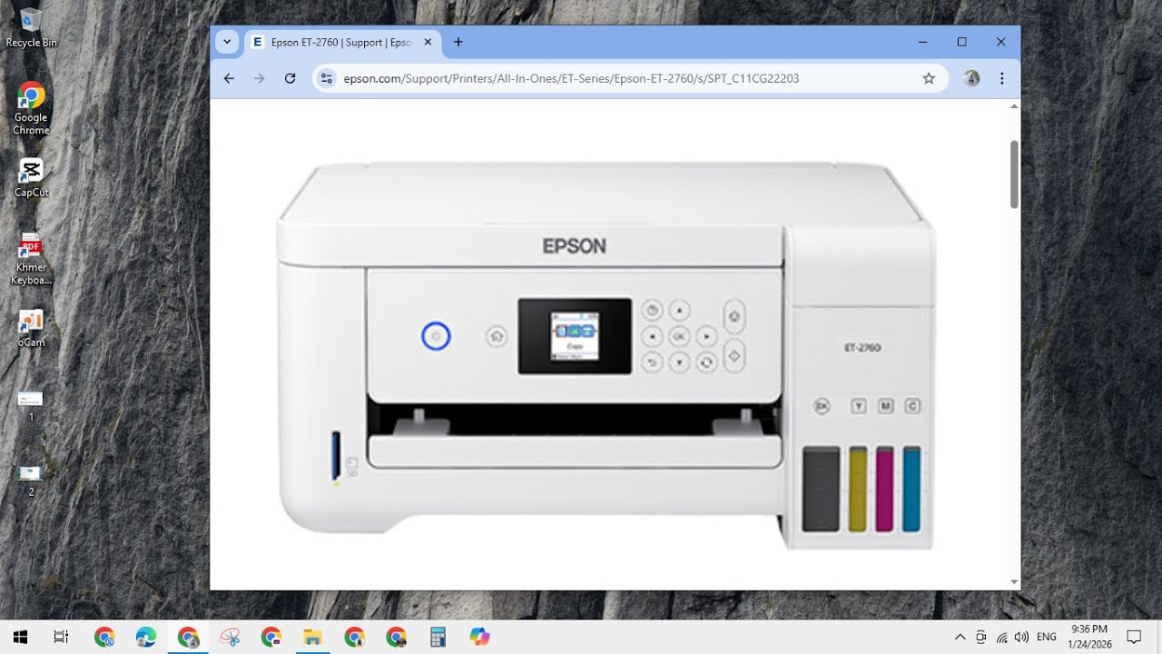 How to Install and Setup Epson EcoTank ET-2760 Printer [Tutorial] 2026