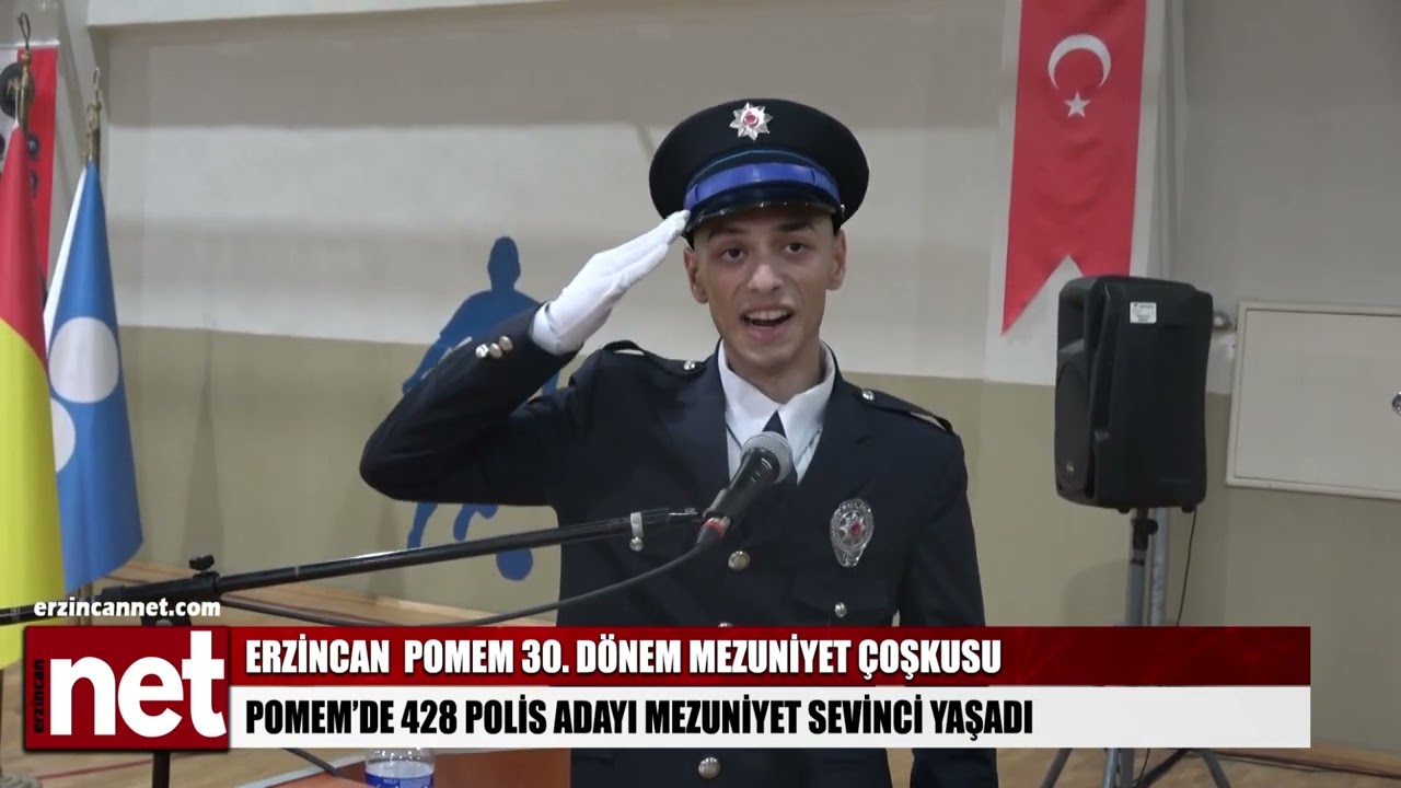 ERZİNCAN POMEM 30 DÖNEM MEZUNİYET ÇOŞKUSU