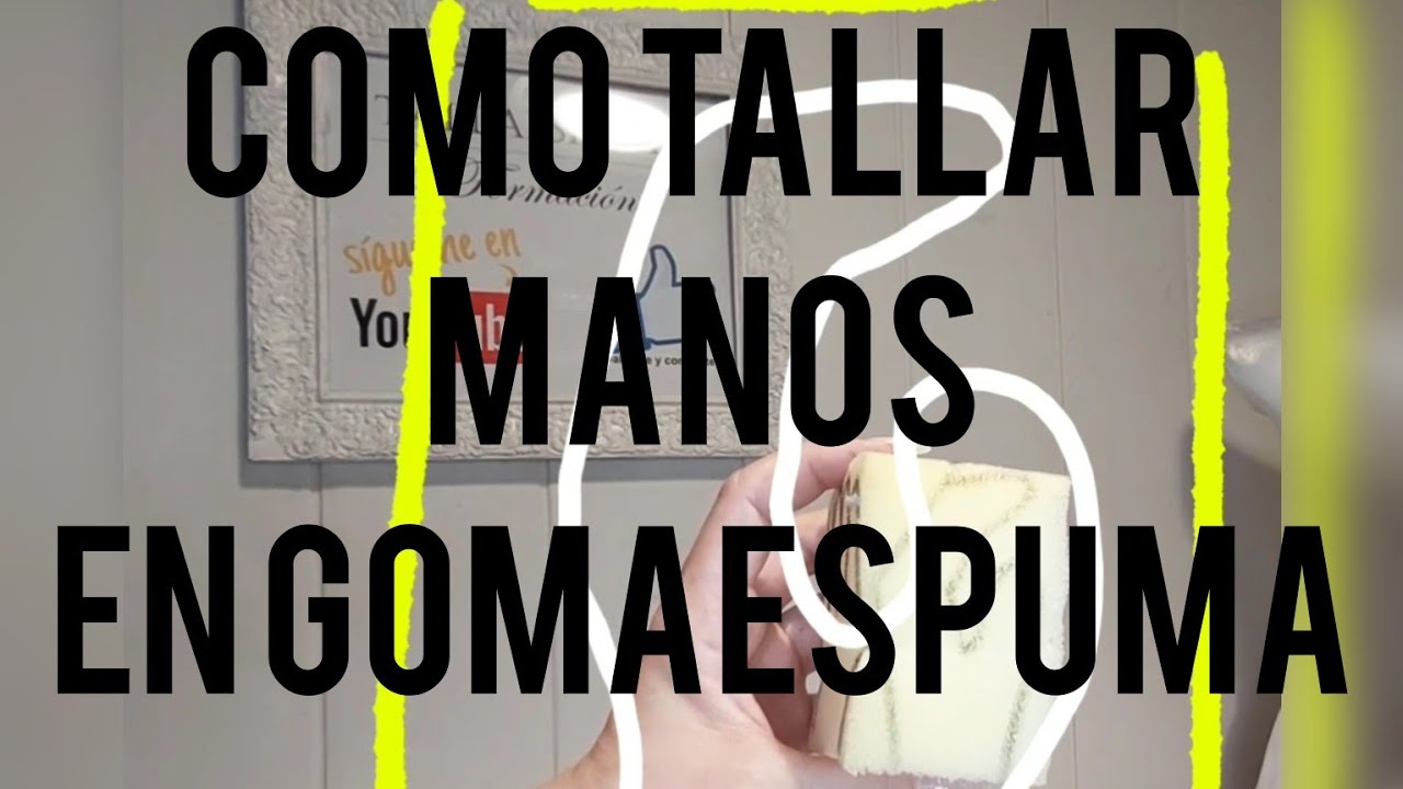 Como tallar la gomaespuma: Hacer manos para títeres