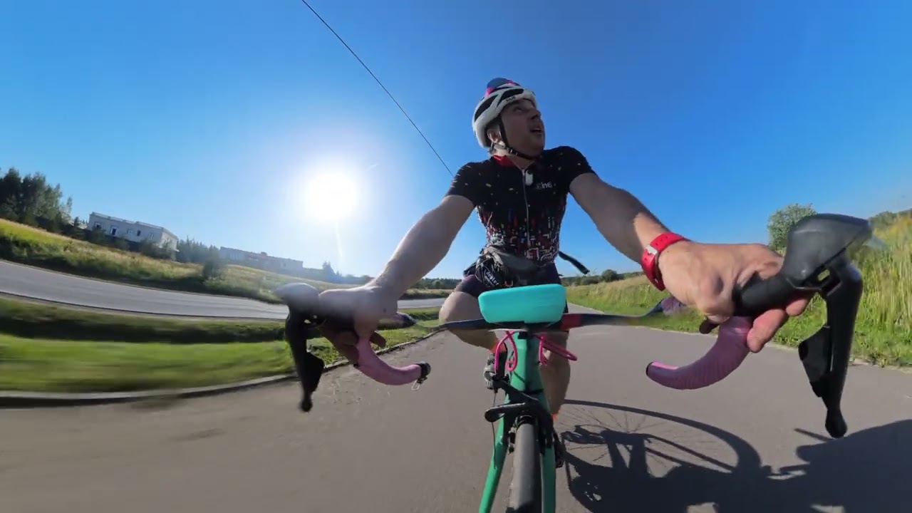 Malevich park and back by bicycle