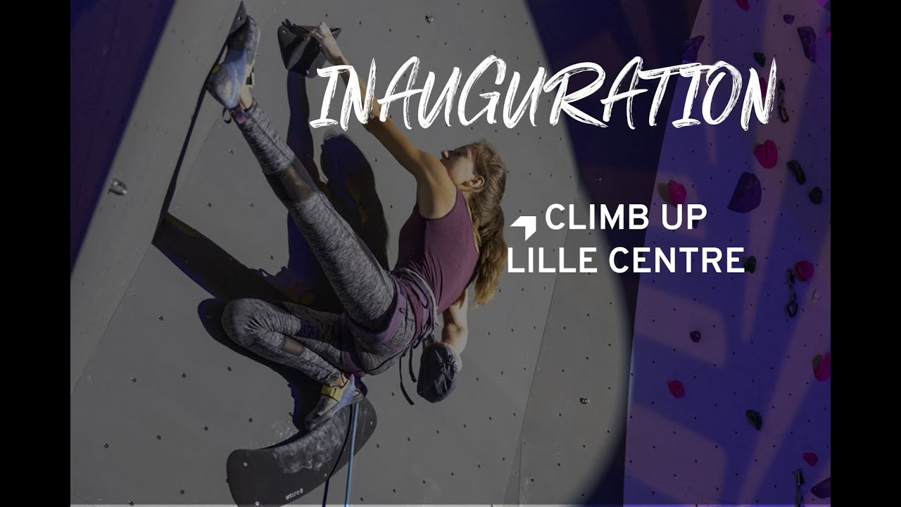 Inauguration de la salle d'escalade Climb Up Lille centre