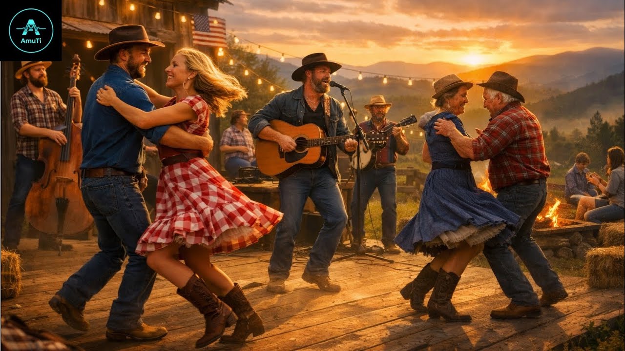 Round and Round We Go – Upbeat Bluegrass for Square Dancing -AI created 