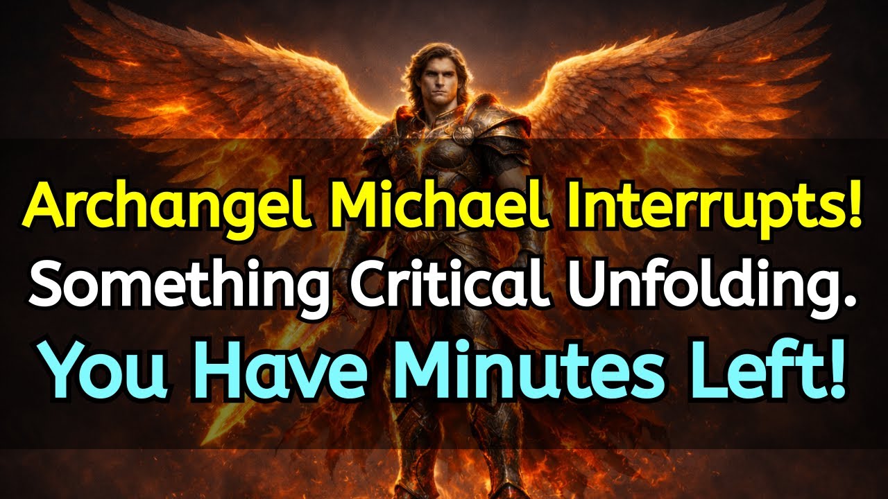 ⚔️ God sent Archangel Michael to interrupt you daily routine. Something very critical is unfolding..