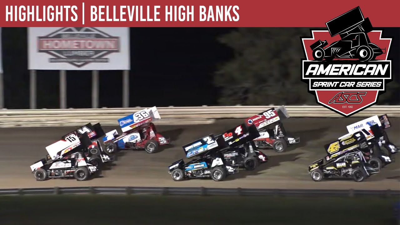 ASCS | American Sprint Car National Series | Belleville High Banks | July 3, 2025 | HIGHLIGHTS