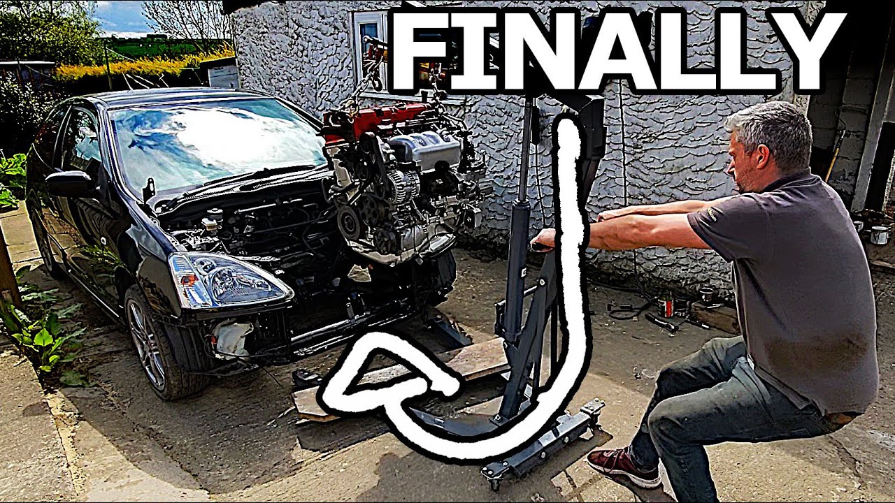 Civic Type R EP3 Driveway Engine Install