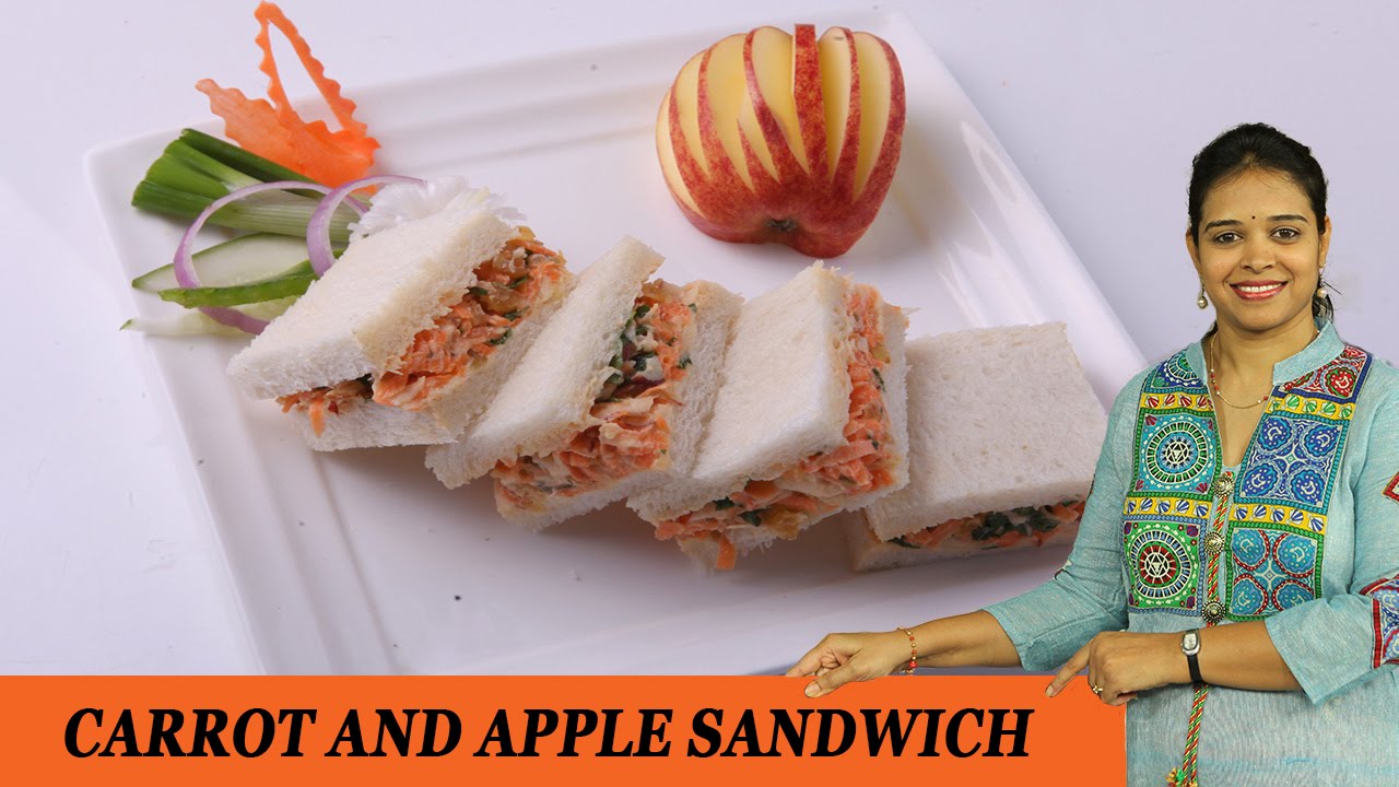 CARROT AND APPLE SANDWICH - Mrs Vahchef