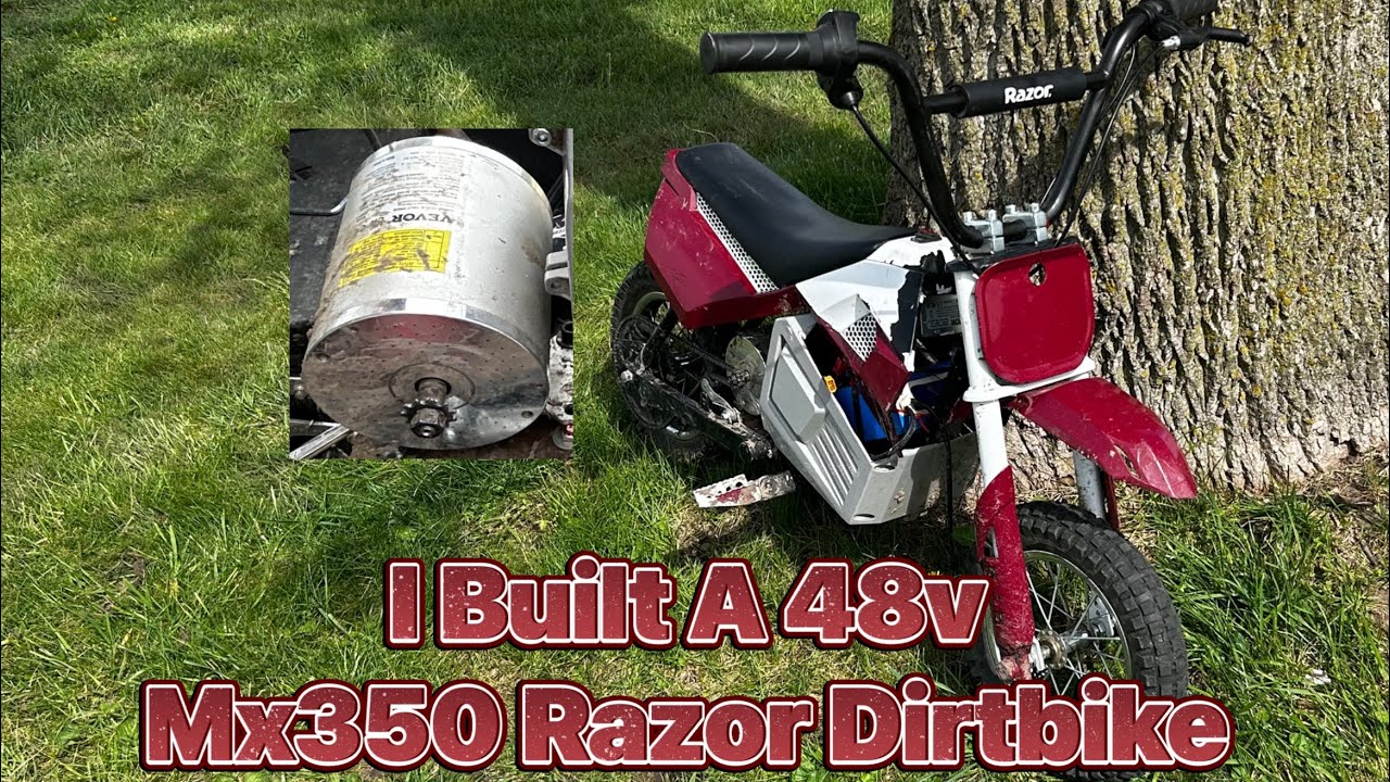 I Built A 48v MX350 Razor Dirtbike