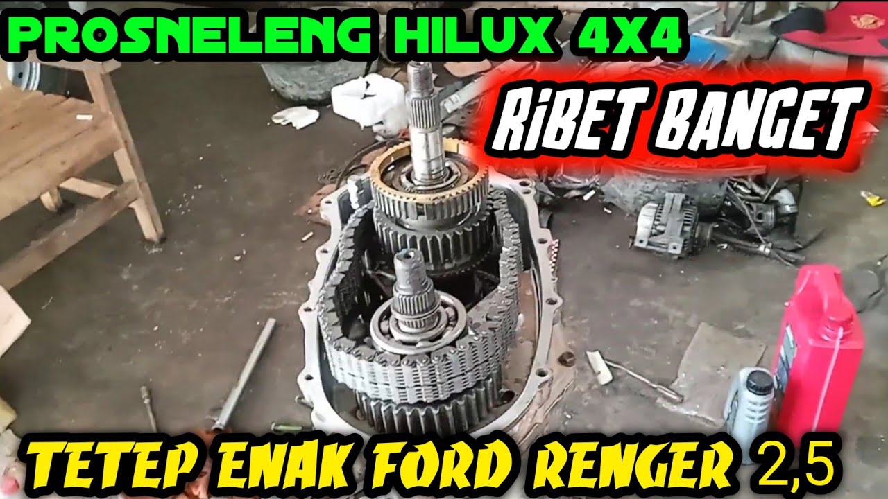 transmisi hilux 4x4 ribet banget lohh 😪😪