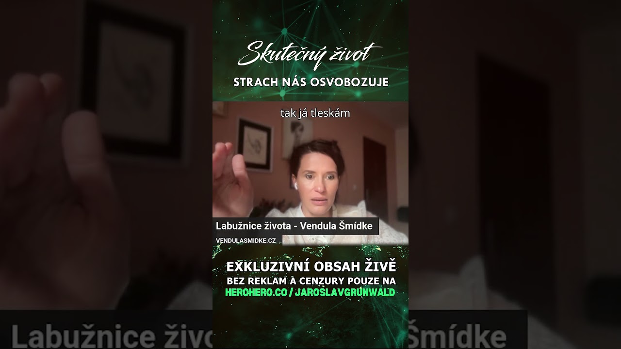 ☠️VENDULA &Scaron;M&Iacute;DKE KOCI&Aacute;NOV&Aacute; - STRACH N&Aacute;S OSVOBOZUJE