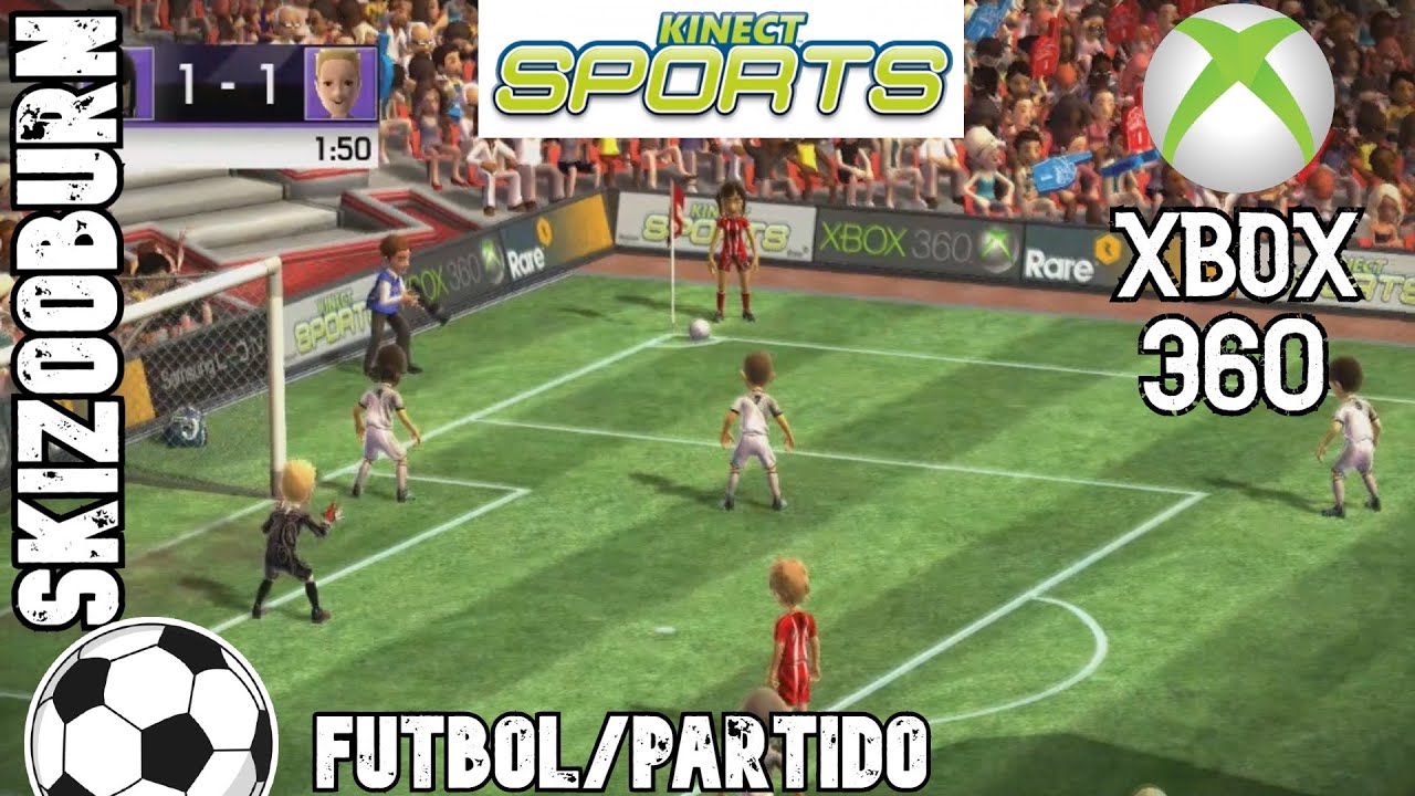 KINECT SPORTS FUTBOL/PARTIDO GAMEPLAY KINECT XBOX 360 SKIZOOBURN