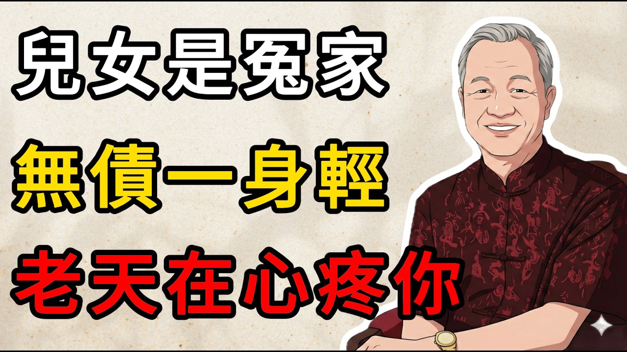 曾仕強：沒有子女，其實是你的命太好了！看懂這個因果，你就活明白了 #人生智慧 #命理 #哲學 #曾仕強 #易經 #正能量