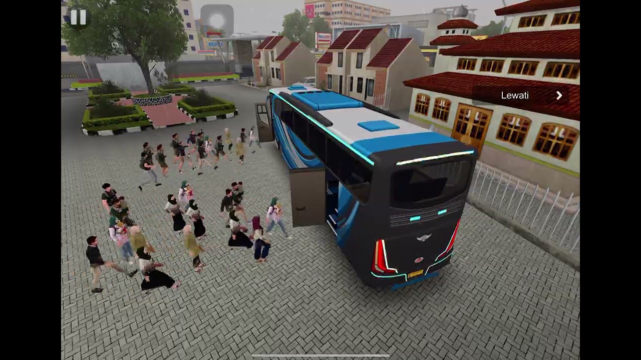 Nganter penumpang ke tempat wisata | Bus Simulator Indonesia 
