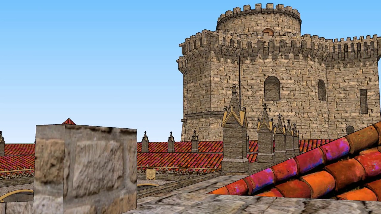 Castillo - Palacio Duques de Alba. Visita Virtual/Reconstrucción. Alba de Tormes (Salamanca)