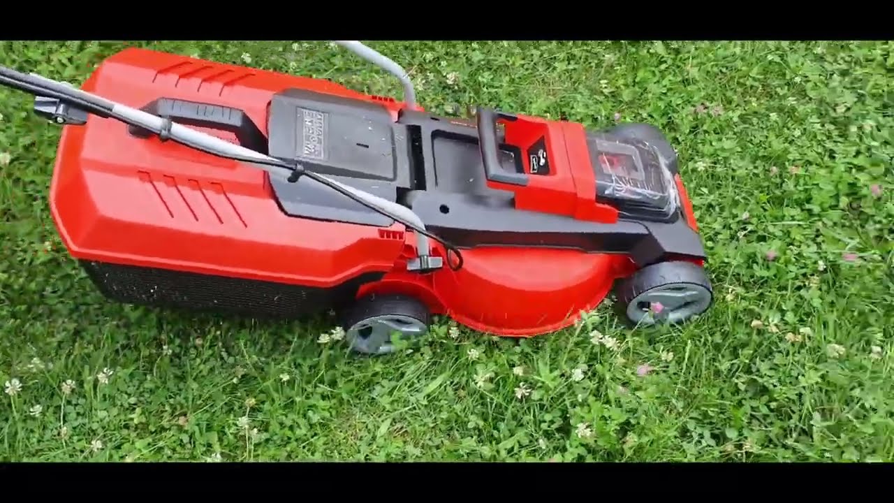 TEST EINHELL GE-CM 18/30 Li BRUSHLESS 18v PXC CORDLESS LAWN MOWER -PT 2