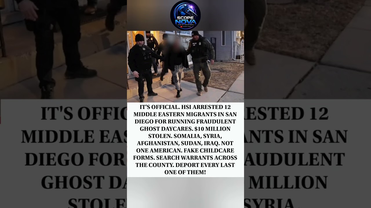🚨 HSI arrests 12 in alleged $10M daycare fraud case. #HSI #Fraud #ScopeNova