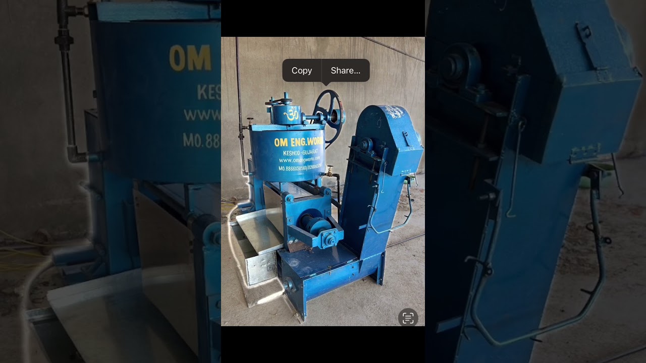 Oil Expeller Machine with oil cake elevator, OM Engineering Works, Oil Mill Plant