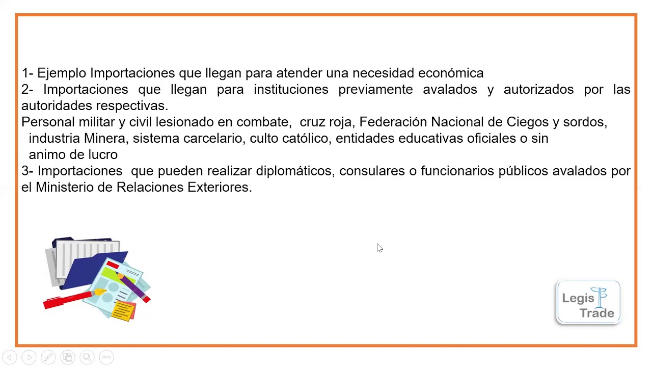 Modalidad de Importación con Franquicia - Ejemplos