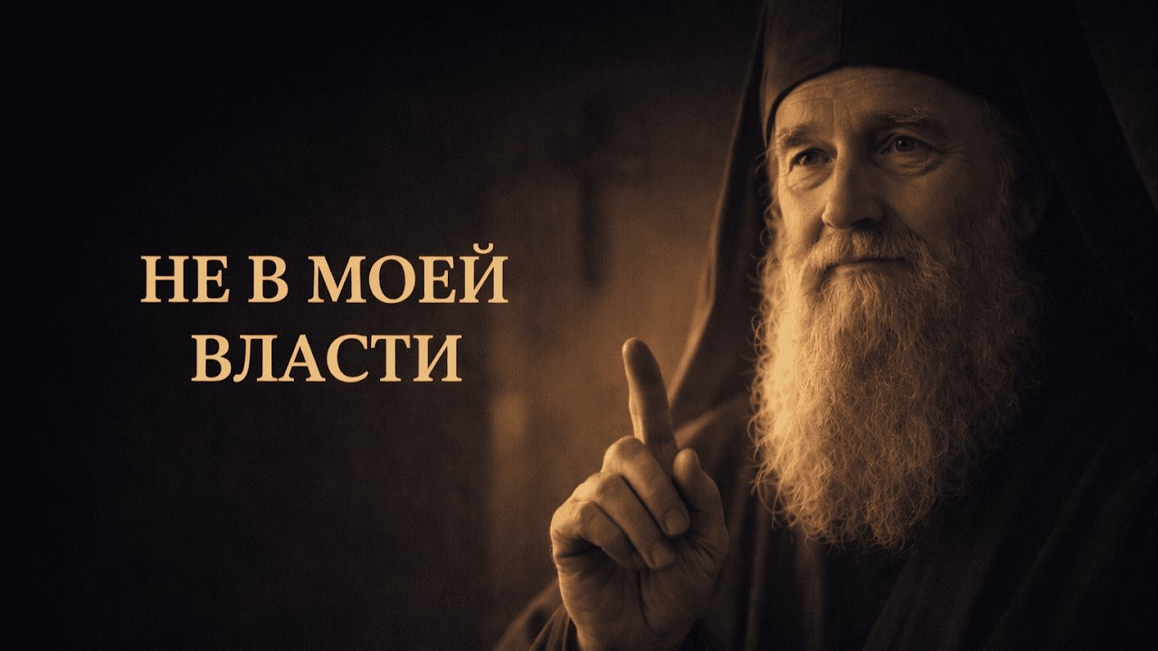 Не в моей власти: совет старца для тревожных дней