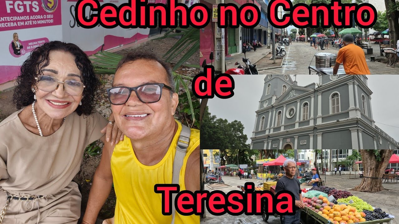 Início do dia no Centro, Rememorando o passado e encontrando-me com Isabelita Kennedy. Teresina 