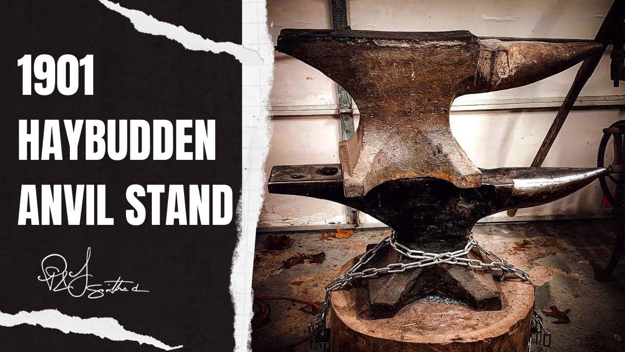 Making a stand for a 1901 Hay Budden Anvil | PLSMITHED