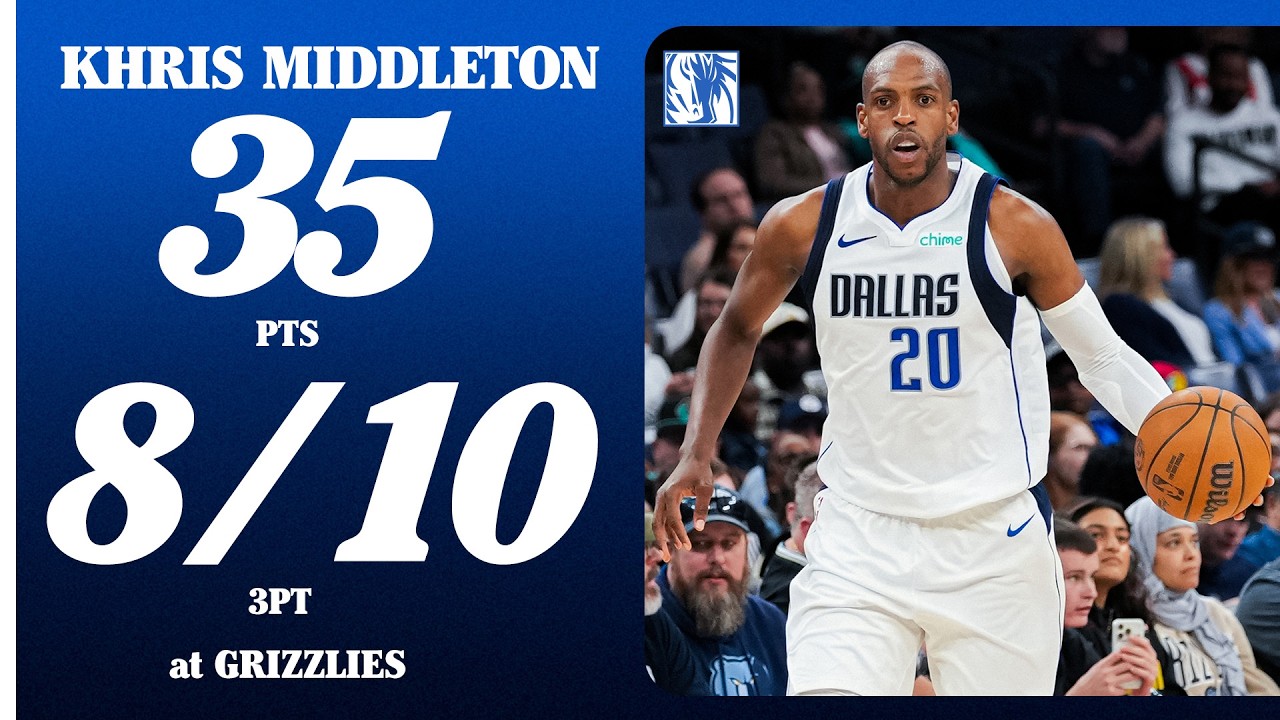 Khris Middleton (35 Points) at Memphis Grizzlies | March 12, 2026