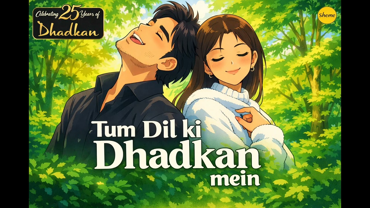 Tum Dil Ki Dhadkan Mein (90s Version)| Kumar Sanu | Alka Yagnik | 90s Romantic Retro