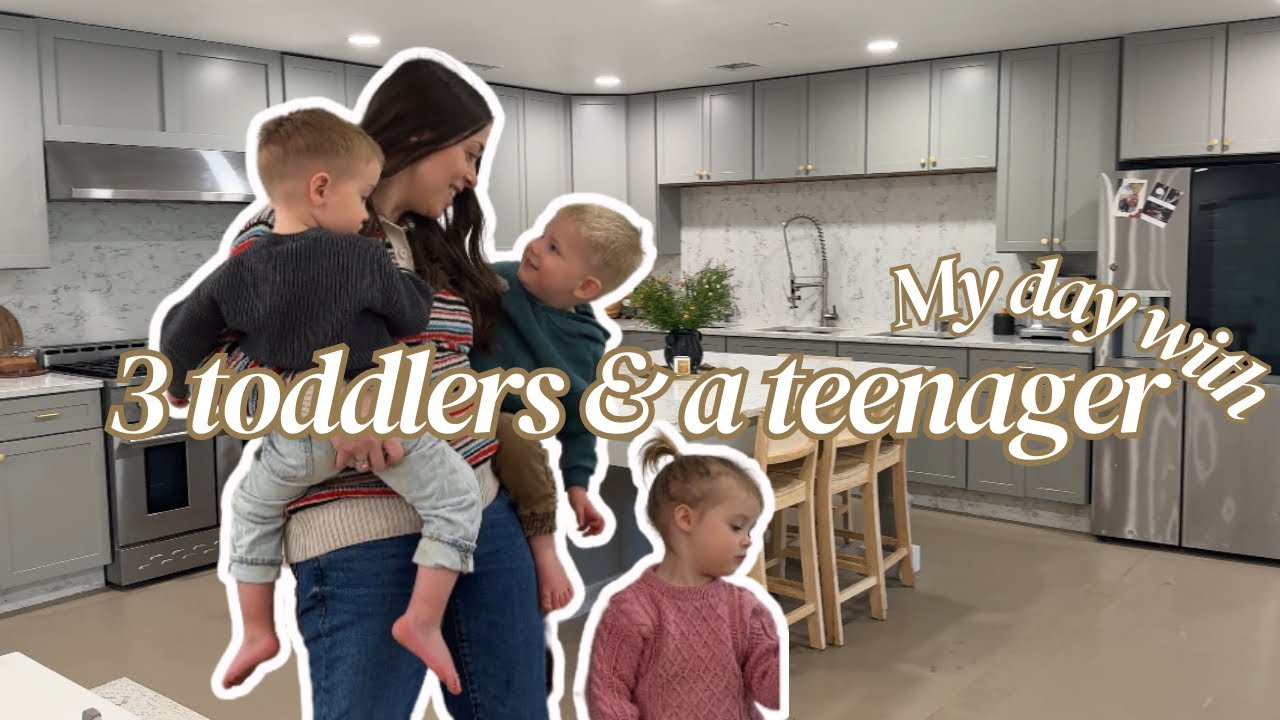 Life With 3 Toddlers And A Teen// Spring Cleaning, Mentally Preparing for Baby # 5, Spring Vlog