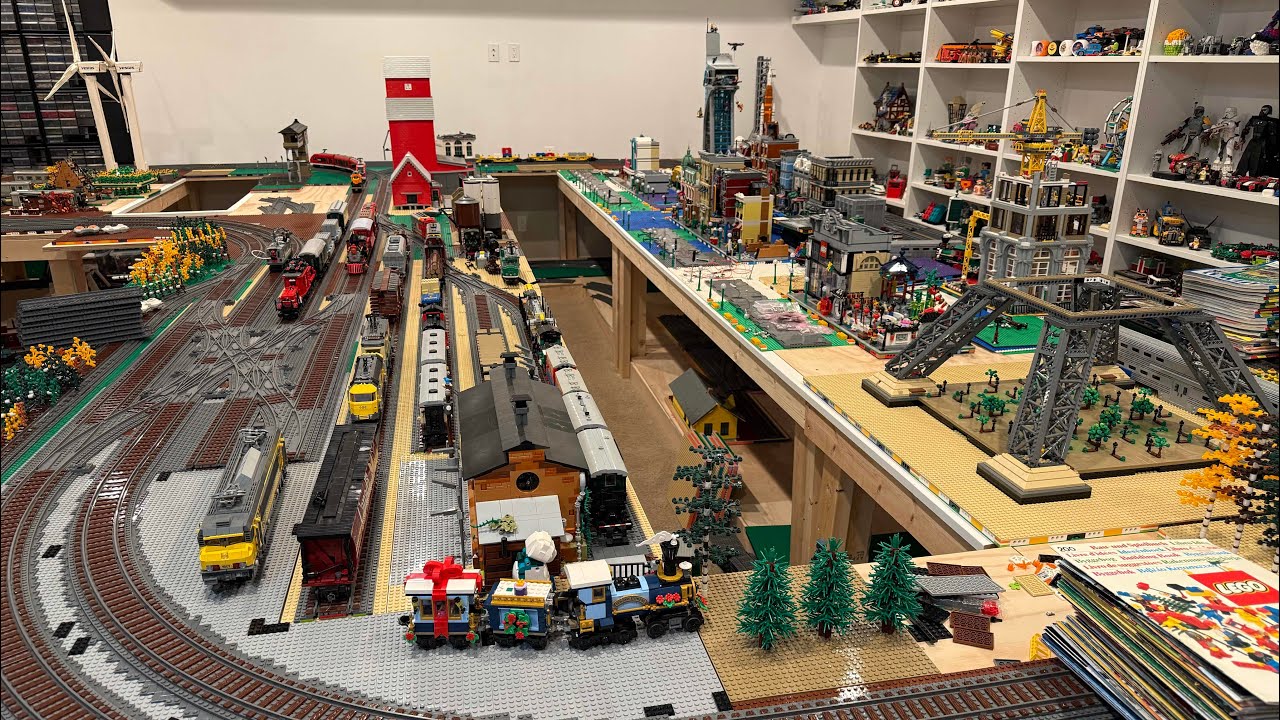 Обновление LEGO Room 079 — Новые модули трассы, улучшенная демонстрация и многое другое.