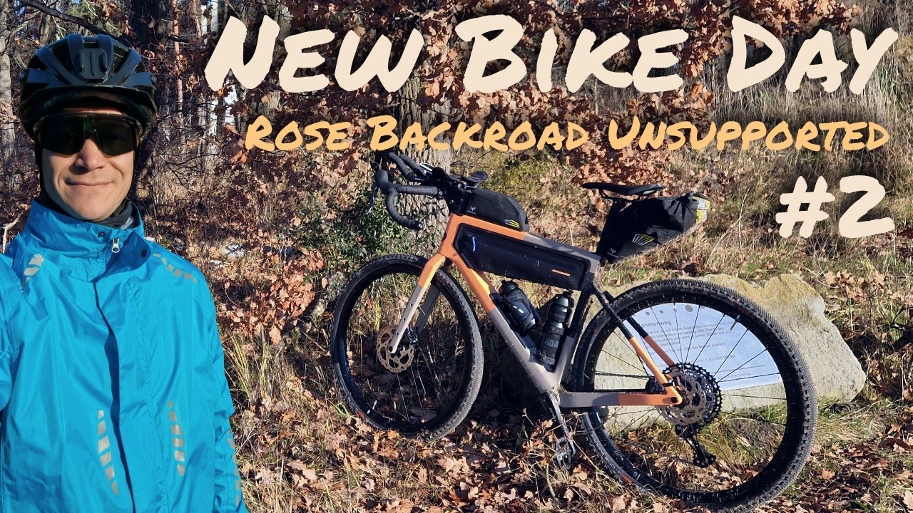 Erste längere Tour mit dem Rose Backroad Unsupported | 90 km Test & erste Umbauten