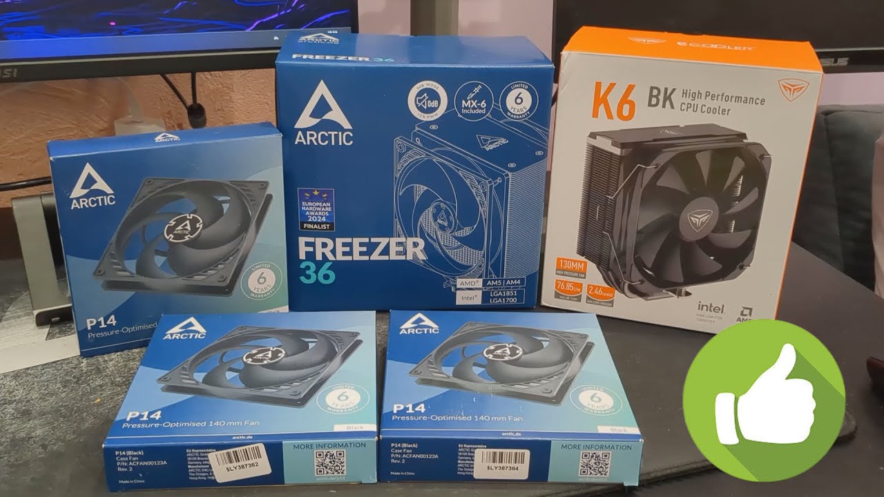 Кулер Arctic Freezer 36 і корпусні вентилятори Arctic P14