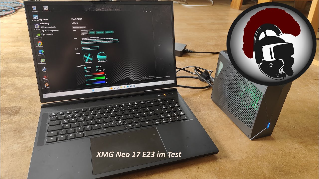 XMG Neo 17 und Oasis MK2 im Test - ein rundum VR-taugliches Notebook?