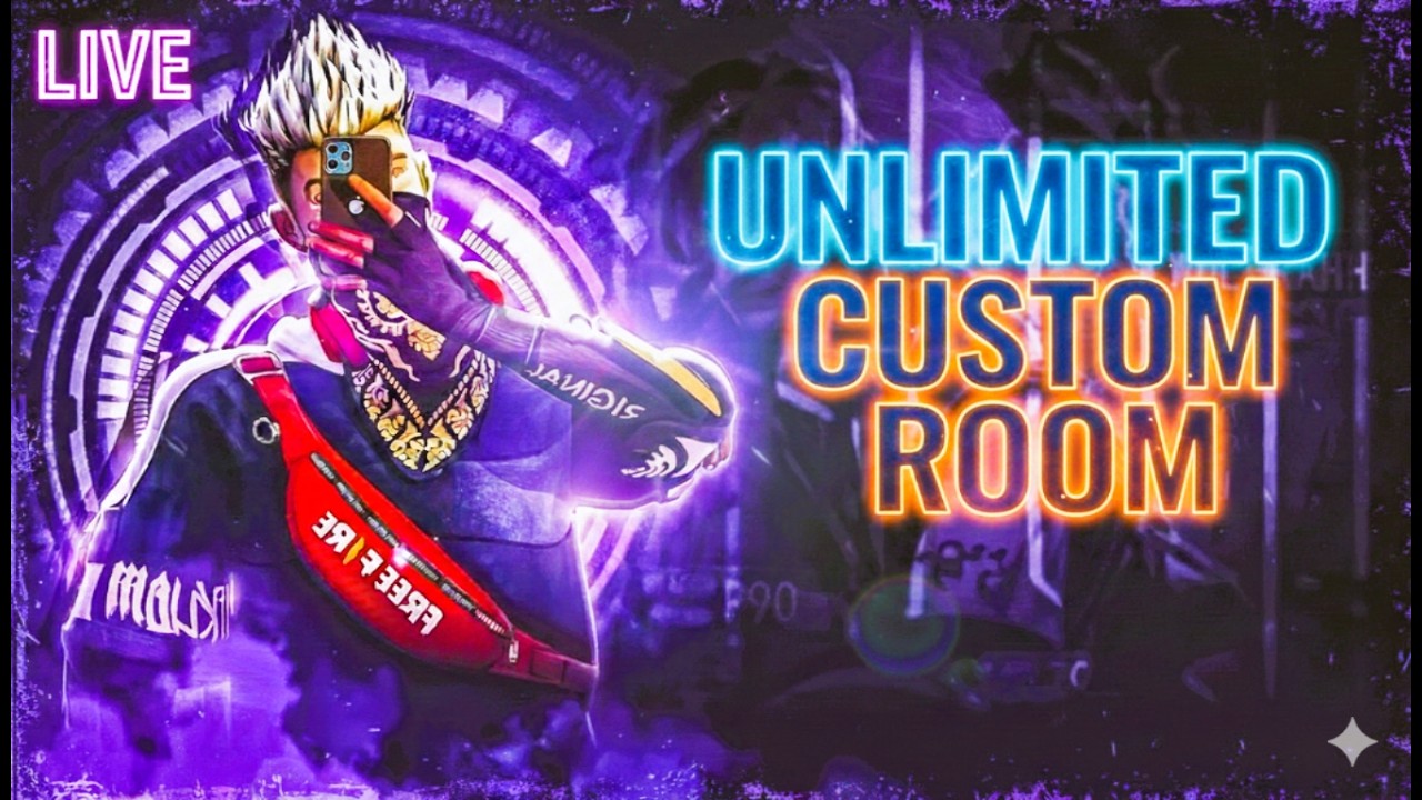 UNLIMITED COSTOM ROOM #freefirelive #shortsfeed #shortlive #shorts