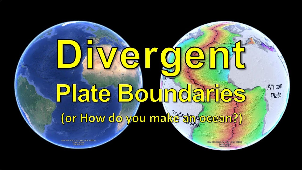 Divergent Plate Boundaries (or How do you make an ocean?)