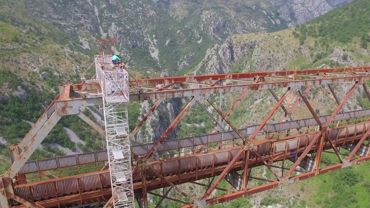 Mala Rijeka bridge on bike by Brumotti.