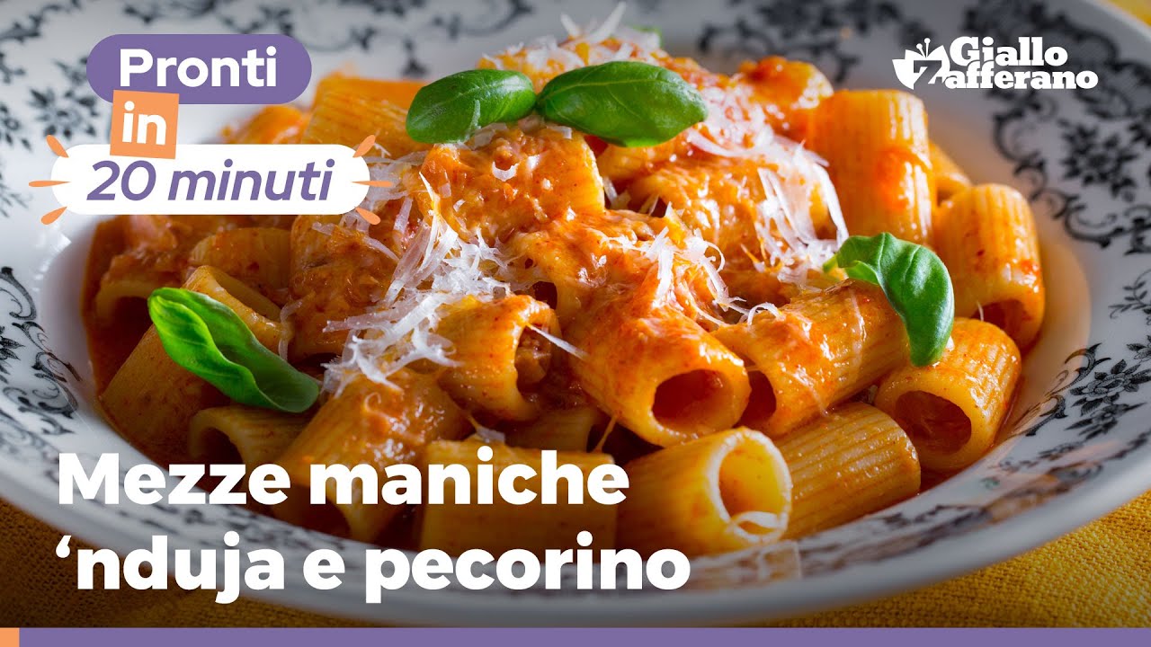 MEZZE MANICHE 'NDUJA E PECORINO super saporite!