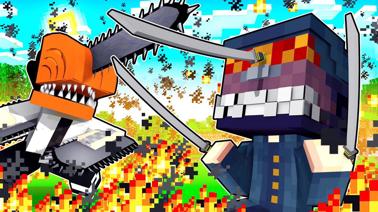 Who's Your Family? O FILHO DO CHAINSAW MAN VIROU O KATANA DEVIL no Minecraft