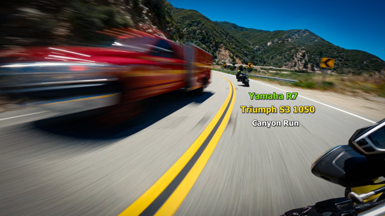 Yamaha R7 | Triumph Speed Triple | Canyon Run